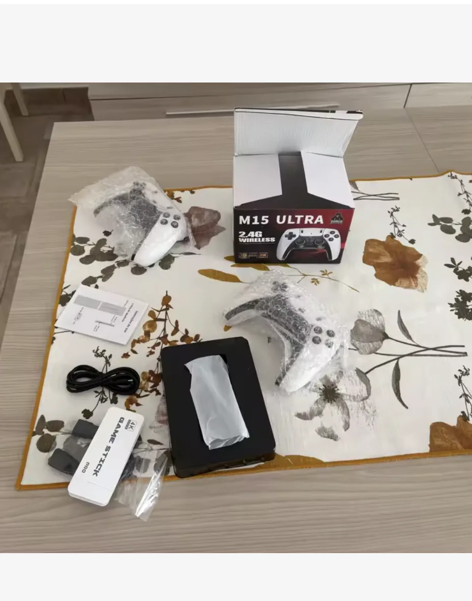 Unboxing do M15 Ultra com manual e acessórios