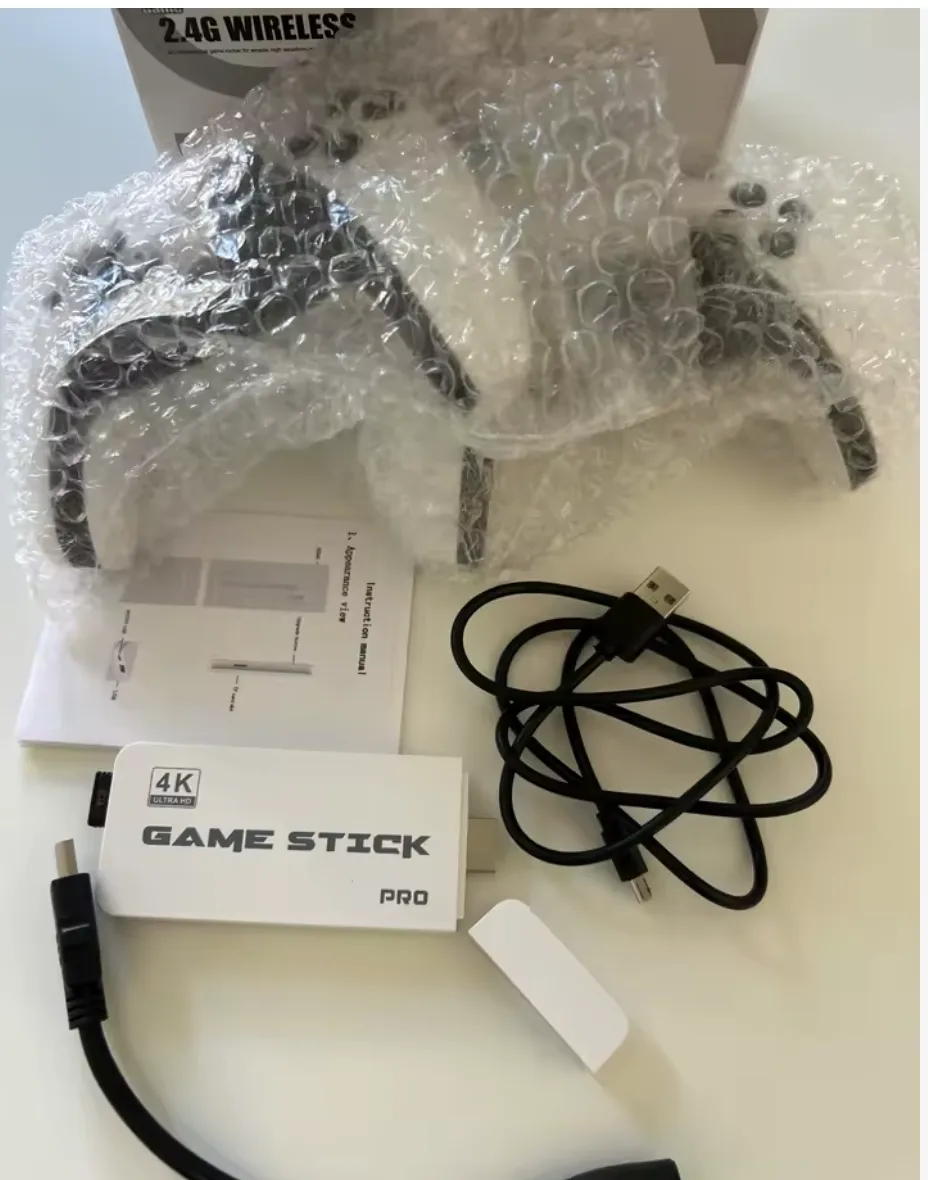 Unboxing do M15 Ultra com Game Stick PRO 4K e cabo HDMI